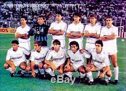 Real Madrid Hummel 1989 1990 MATCH WORN ISSUE Jersey Camiseta Espana Shirt