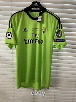 Real Madrid Iker Casillas CL Final Lisboa Player Issue Shirt Formotion Jersey