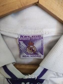 Real Madrid Jersey 1996 1997 Home Shirt Kelme Vintage Camiseta Football XL