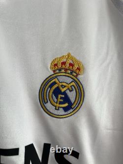 Real Madrid Jersey 2004-05 Home Player Issue Shirt No. 10 Figo Size XL