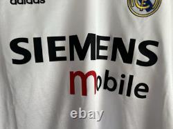 Real Madrid Jersey 2004-05 Home Player Issue Shirt No. 10 Figo Size XL