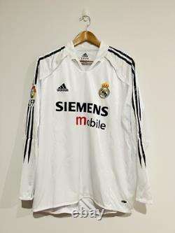 Real Madrid Jersey 2004-05 Home Player Issue Shirt No. 23 Beckham Size XL
