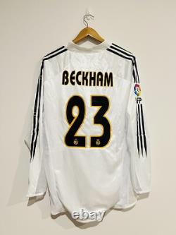 Real Madrid Jersey 2004-05 Home Player Issue Shirt No. 23 Beckham Size XL
