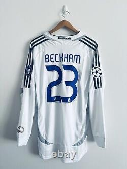Real Madrid Jersey 2006-07 Home Player Issue Shirt No. 23 Beckham Size XL