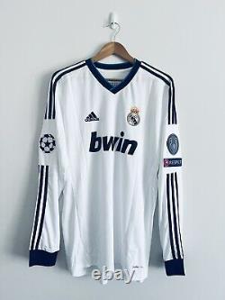 Real Madrid Jersey 2012-13 Home Long Sleeves Men's Shirt No. 7 Ronaldo Size XL