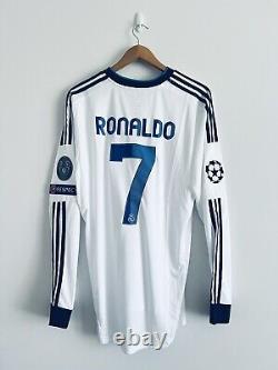 Real Madrid Jersey 2012-13 Home Long Sleeves Men's Shirt No. 7 Ronaldo Size XL