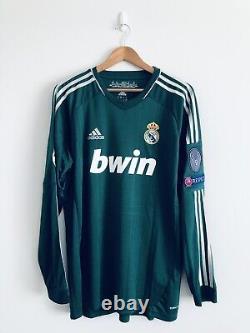Real Madrid Jersey 2012-13 Third Away Long Sleeves Men's Shirt No. 7 Ronaldo XL