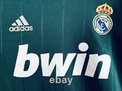Real Madrid Jersey 2012-13 Third Away Long Sleeves Men's Shirt No. 7 Ronaldo XL
