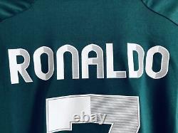 Real Madrid Jersey 2012-13 Third Away Long Sleeves Men's Shirt No. 7 Ronaldo XL