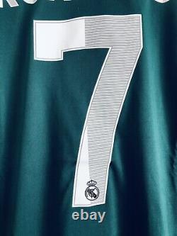 Real Madrid Jersey 2012-13 Third Away Long Sleeves Men's Shirt No. 7 Ronaldo XL
