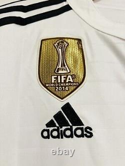 Real Madrid Jersey 2014-15 Home Long Sleeves Men's Shirt No. 7 Ronaldo Size XL