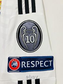 Real Madrid Jersey 2014-15 Home Long Sleeves Men's Shirt No. 7 Ronaldo Size XL