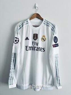 Real Madrid Jersey 2015-16 Home Long Sleeves Men's Shirt No. 7 Ronaldo Size XL
