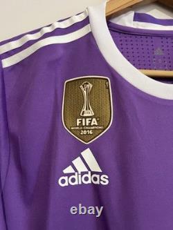 Real Madrid Jersey 2016-17 Away L/S Men's Shirt No. 19 Modric Size XL