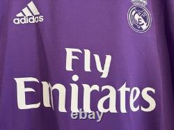 Real Madrid Jersey 2016-17 Away L/S Men's Shirt No. 19 Modric Size XL