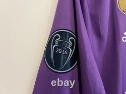 Real Madrid Jersey 2016-17 Away L/S Men's Shirt No. 19 Modric Size XL