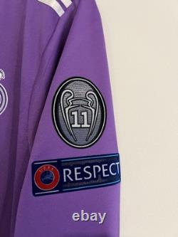 Real Madrid Jersey 2016-17 Away L/S Men's Shirt No. 19 Modric Size XL