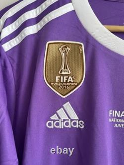 Real Madrid Jersey 2016-17 Away Long Sleeves Men's Shirt No. 7 Ronaldo Size XL