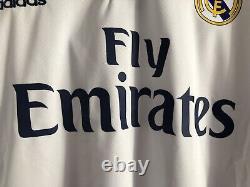 Real Madrid Jersey 2016-17 Home Long Sleeve UCL Men's Shirt No. 7 Ronaldo Size XL