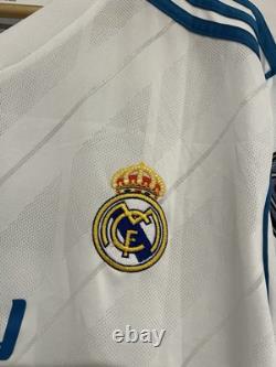 Real Madrid Jersey 2017-18 Home Long Sleeves Men's Shirt No. 7 Ronaldo Size XL
