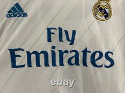 Real Madrid Jersey 2017-18 Home Long Sleeves Men's Shirt No. 7 Ronaldo Size XL