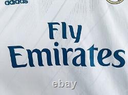 Real Madrid Jersey 2017-18 Home Long Sleeves Men's Shirt No. 7 Ronaldo Size XL