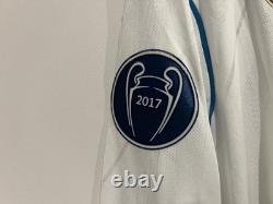 Real Madrid Jersey 2017-18 Home Long Sleeves Men's Shirt No. 7 Ronaldo Size XL