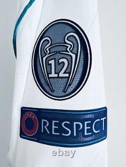 Real Madrid Jersey 2017-18 Home Long Sleeves Men's Shirt No. 7 Ronaldo Size XL