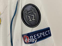 Real Madrid Jersey 2017-18 Home Long Sleeves Men's Shirt No. 7 Ronaldo Size XL