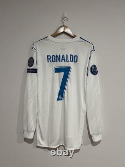 Real Madrid Jersey 2017-18 Home Long Sleeves Men's Shirt No. 7 Ronaldo Size XL