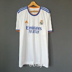 Real Madrid Jersey 2021-2022 Home Mens Soccer Shirt GQ1359 Adidas Size XXXL