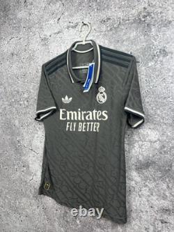 Real Madrid Jersey 2024-25 Third Authentic Soccer Shirt Adidas Men Size M