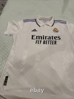Real Madrid Jersey 22/23 Home Authentic Soccer Shirt H13881 Adidas Mens Size XXL