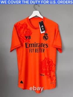 Real Madrid Jersey 23/24 Fourth Soccer Shirt IU0037 Adidas Y-3 Mens Size S
