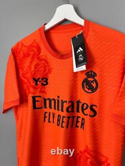 Real Madrid Jersey 23/24 Fourth Soccer Shirt IU0037 Adidas Y-3 Mens Size S