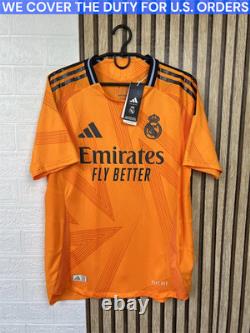 Real Madrid Jersey 24/25 Away Authentic Soccer Shirt Adidas Men Size M