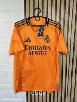 Real Madrid Jersey 24/25 Away Authentic Soccer Shirt Adidas Men Size M