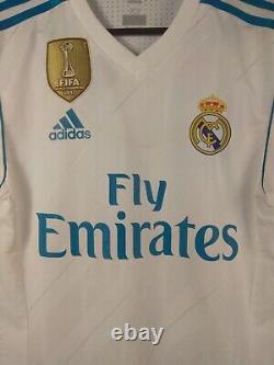 Real Madrid Jersey AUTHENTIC Home football shirt 2017 2018 Adidas Men XS ig93