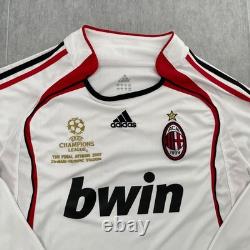 Real Madrid Jersey Adult Large Adidas bwin ACM Long Sleeve The Final Athens 2007