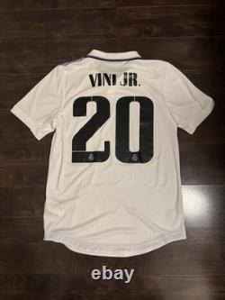 Real Madrid Jersey Adult Small White Adidas 22/23 Home Authentic Mens HF0292