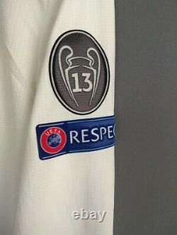 Real Madrid Jersey Authentic 2018/19 Long Sleeve SMALL Home Shirt Adidas ig93