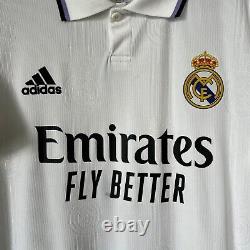 Real Madrid Jersey Authentic 2022-23 Home Medium Mens Soccer Shirt HF0292 Adidas