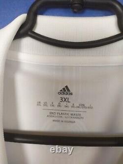 Real Madrid Jersey Home Football Shirt White Adidas Mens Size 3XL