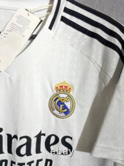 Real Madrid Jersey Home football Soccer shirt 2024 Adidas Camiseta Men Size L