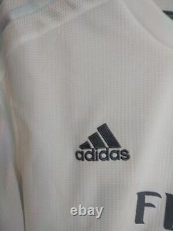 Real Madrid Jersey Long Sleeve Home football shirt 2015-2016 Adidas Mens S ig93