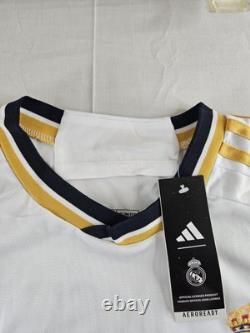 Real Madrid Jersey Men Large Bellingham 2023-24 Adidas Home Football Soccer