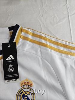 Real Madrid Jersey Men Large Bellingham 2023-24 Adidas Home Football Soccer