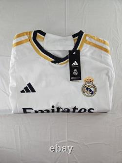 Real Madrid Jersey Men Large Bellingham 2023-24 Adidas Home Football Soccer