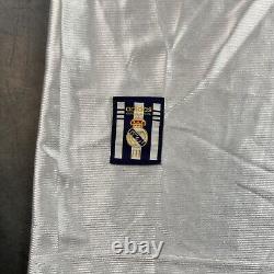 Real Madrid Jersey Mens Medium/Small White Adidas Minor Flaws Vintage Y2K Preown