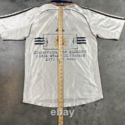 Real Madrid Jersey Mens Medium/Small White Adidas Minor Flaws Vintage Y2K Preown